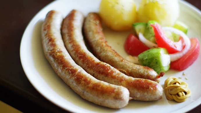 自制德国图林根香肠（Thüringer Bratwurst）