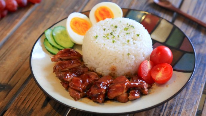 照烧鸡腿饭