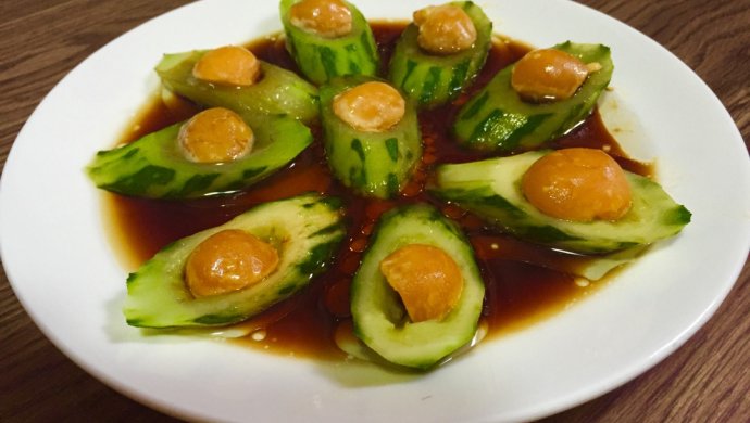 蛋黄蒸黄瓜