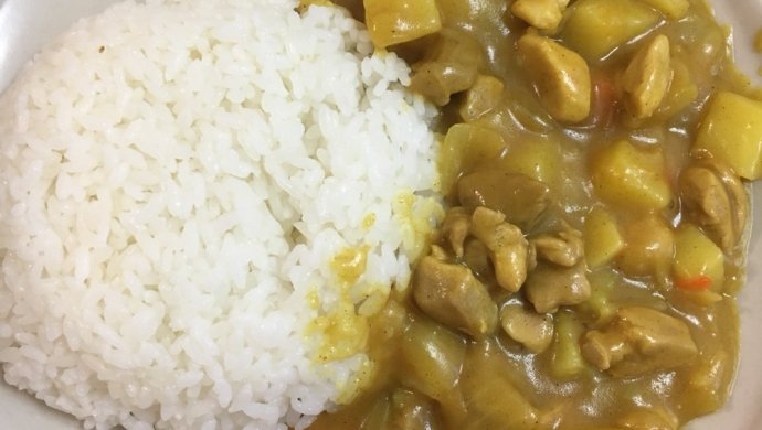 咖喱鸡腿饭