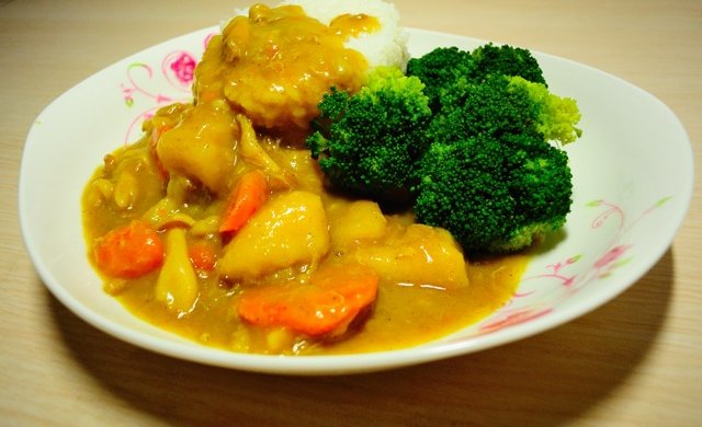 宿舍咖喱鸡肉饭