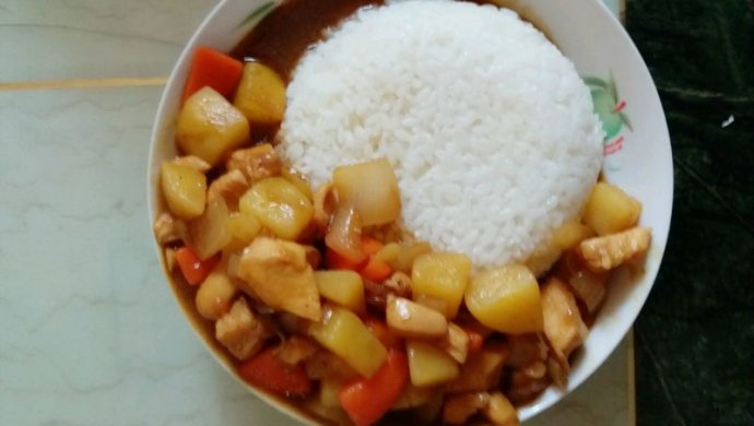 咖喱鸡肉饭