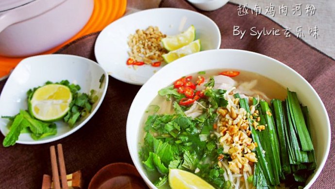 越南鸡肉河粉 Chicken Pho--东南亚的异国香(2)