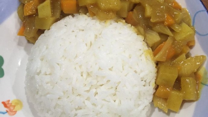素咖喱饭