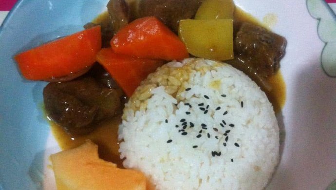 咖喱牛肉炖土豆