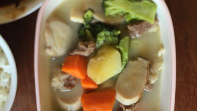 暗黑料理之奶汁炖菜……