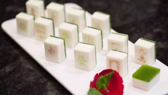 分子料理技术，椰汁糕