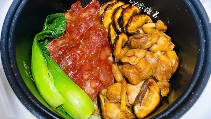双拼煲仔饭，电饭煲懒人料理