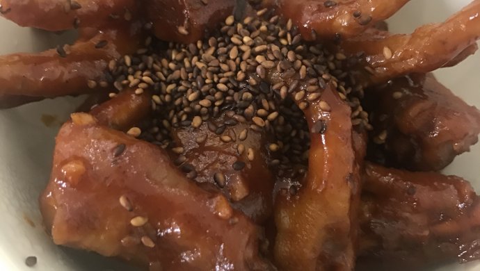 韩式甜辣酱鸡爪