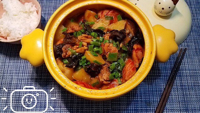 韩式酱香鸡煲