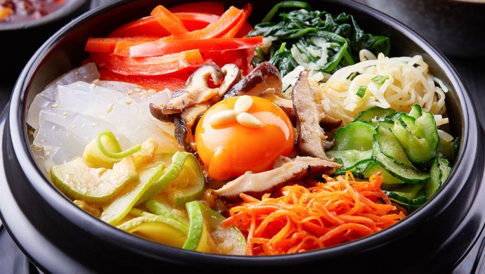 【石锅拌饭】这样做正宗的石锅拌饭，料多味浓！