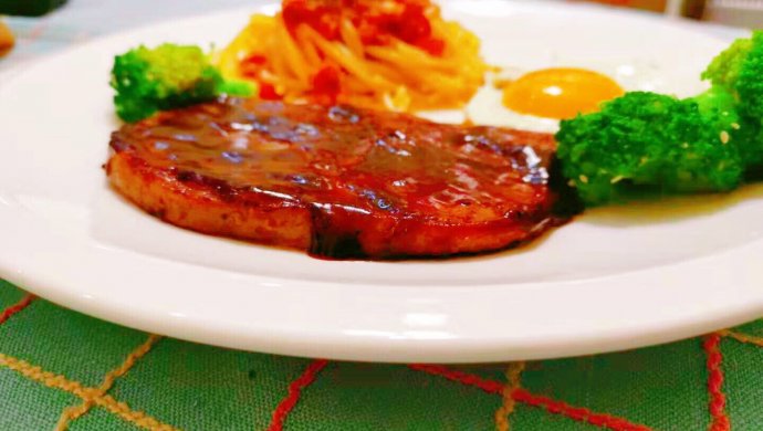 牛排+番茄肉酱意大利面―女神节特辑
