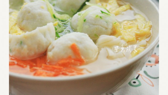 鱼丸子~~自制手打好出品