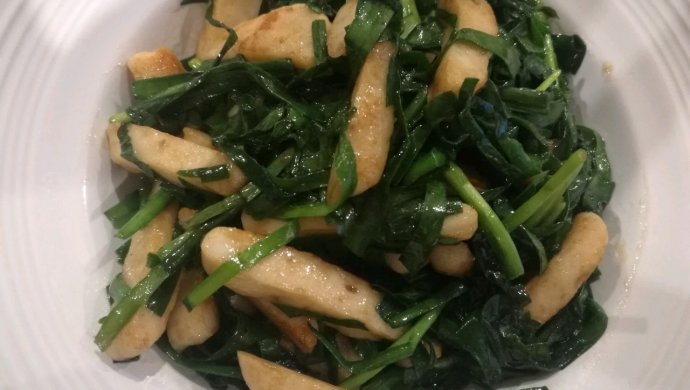 韭菜墨鱼柳