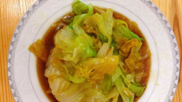 耗油炒西生菜