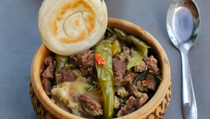 青红辣椒炖牛肉•学墨西哥辣椒炖肉