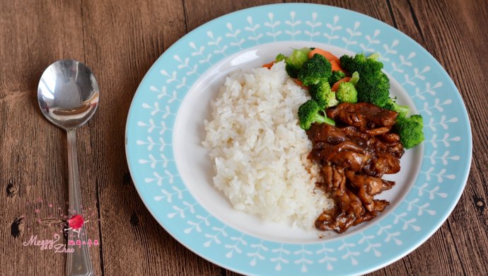 照烧鸡腿饭