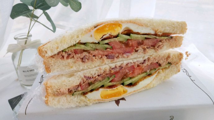 金枪鱼三明治（一点鱼腥味都没有）