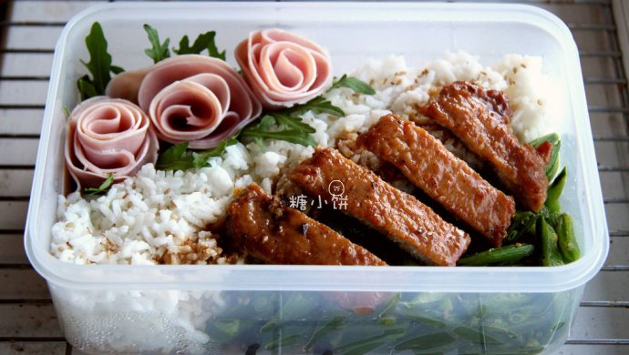 母亲节便当【红烧猪排饭】