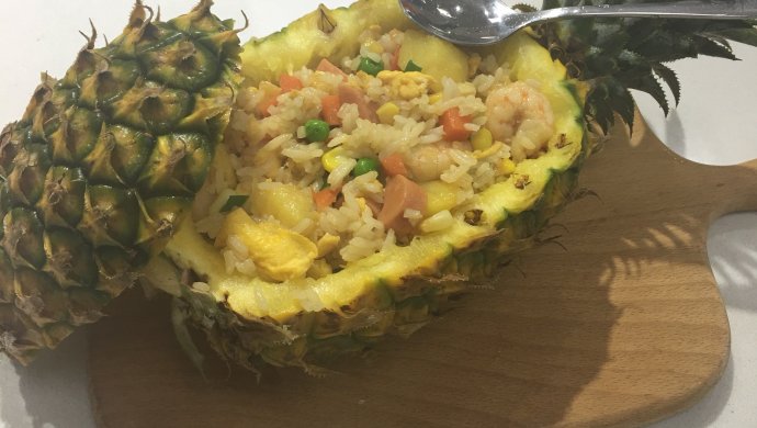 【蓓妈美食】改良版泰国菠萝炒饭