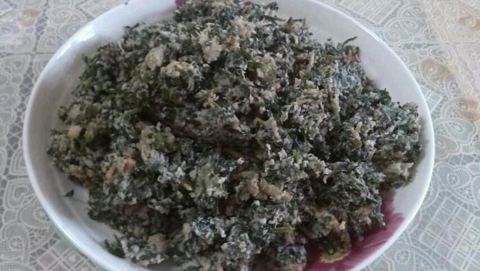 荠菜苦菜渣