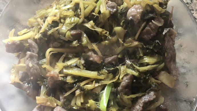 泰国酸菜炒牛肉