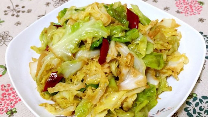 【快手菜】手撕牛心菜