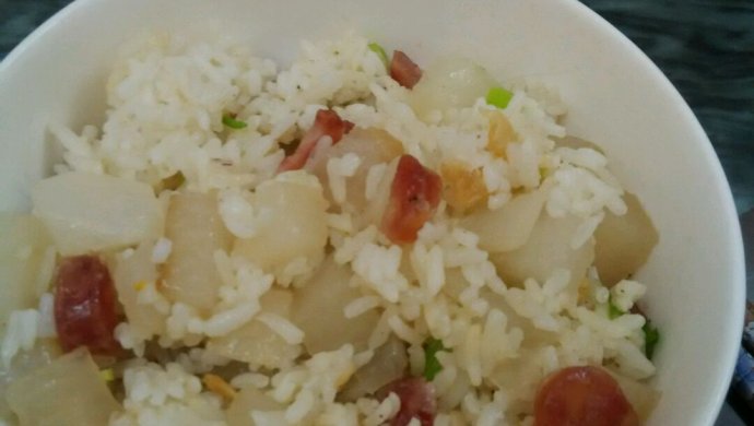 潮菜・炒菜头（白菜头）饭