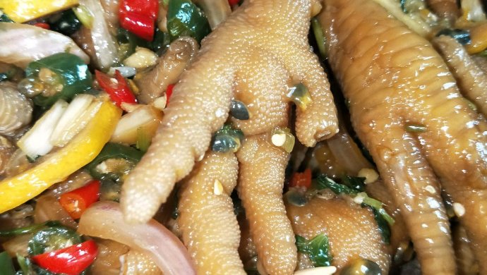 网红泰国柠檬鸡爪