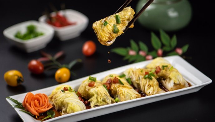 肉酿白菜卷||
