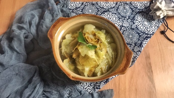 酸菜白菜煲