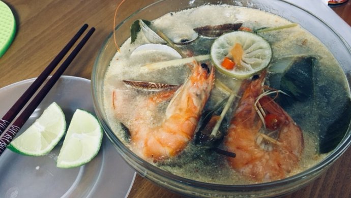 泰式冬阴功汤，最接近泰国的口味
