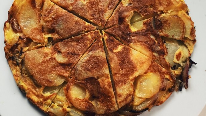 Tapas tortilla 西班牙鸡蛋土豆饼