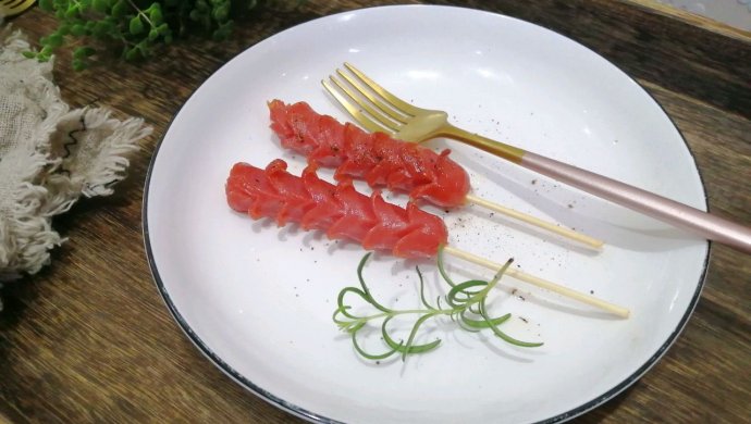 黑椒煎肠