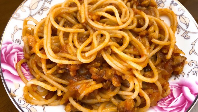 番茄肉酱意面-一人食