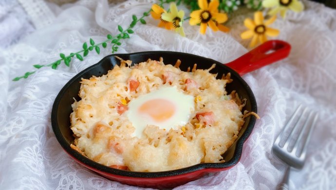 鸡蛋焗饭【宝宝最爱早餐】