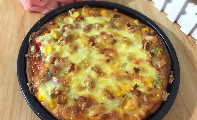 新奥尔良鸡肉披萨