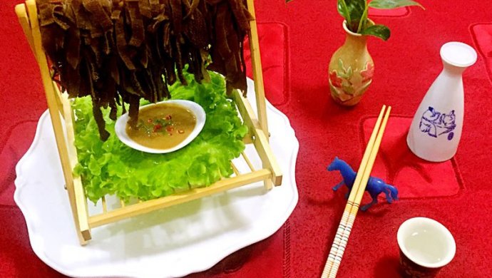 百叶蘸酱