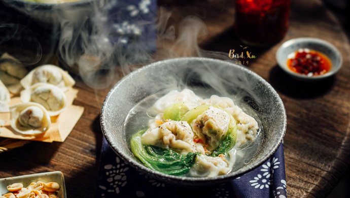潮汕妈妈的家传秘方快手馄饨/云吞/饺子（2种动图包法看笔记）