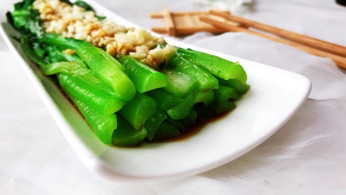 白灼芥菜，补钙好选择