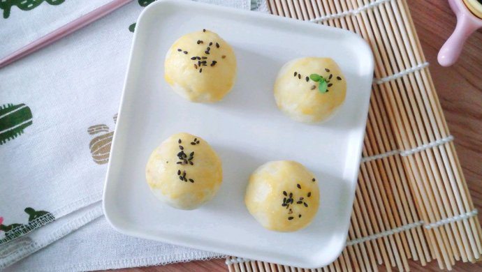 补钙的仿真蛋黄酥 宝宝辅食食谱