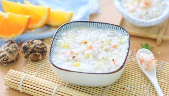 补钙鲜虾粥