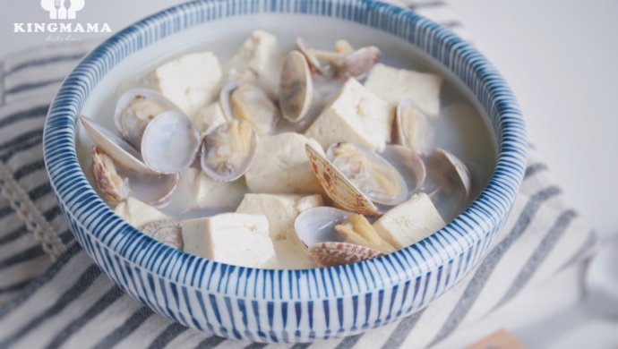 蛤蜊炖豆腐,补钙补锌更聪明