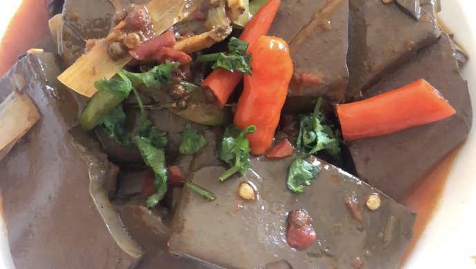 麻辣鸭血