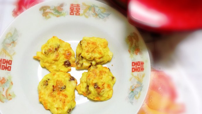 小红锅出品：补铁补钙猪肝豆腐饼
