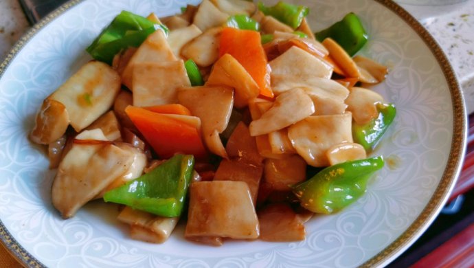吃出来的免疫力!杏鲍菇炒青椒
