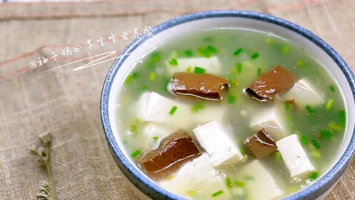 鸳鸯豆腐―平民食物补铁补钙