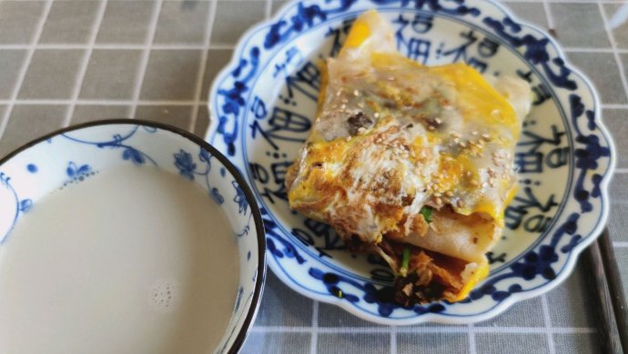 待疫霾消散，春暖花开之杂粮煎饼