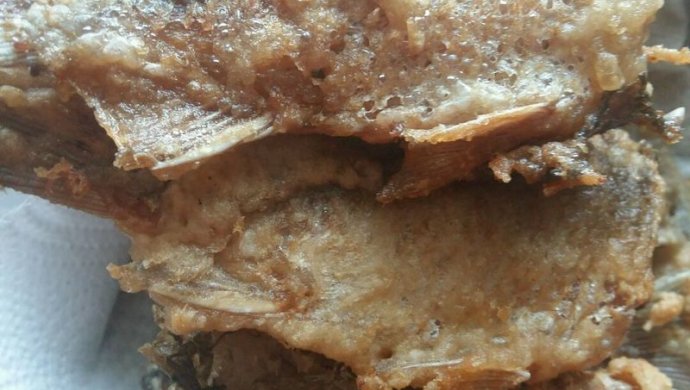 补钙的油炸鱼