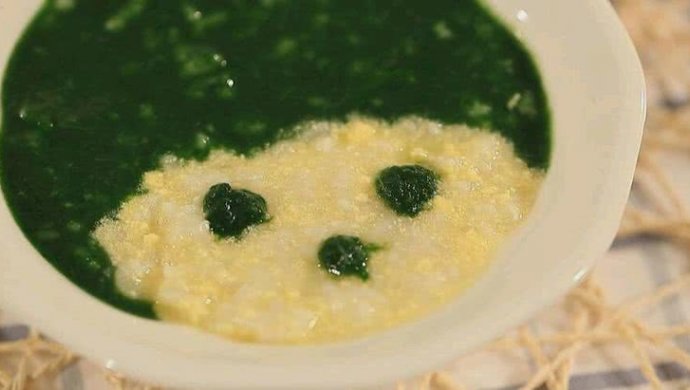 【8M+】补充蛋白质、预防贫血的菠菜蛋黄粥